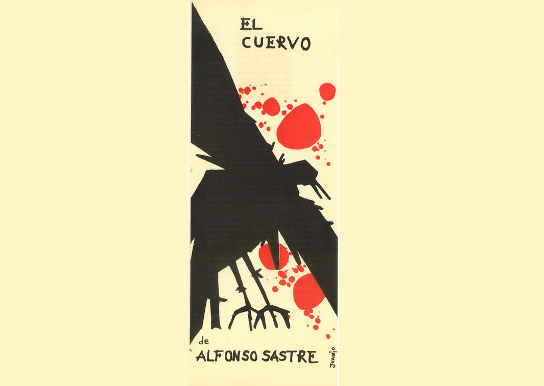 El cuervo, de Alfonso Sastre (1961). Programa de mano. Procedencia: CDAEM.